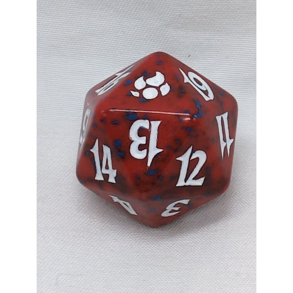 Magic The Gathering Morningtide Red D20 Spindown Die